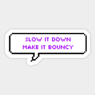 Slow it down, make it bouncy - ATEEZ - Bouncy (K-Hot Chilli Peppers) Sticker